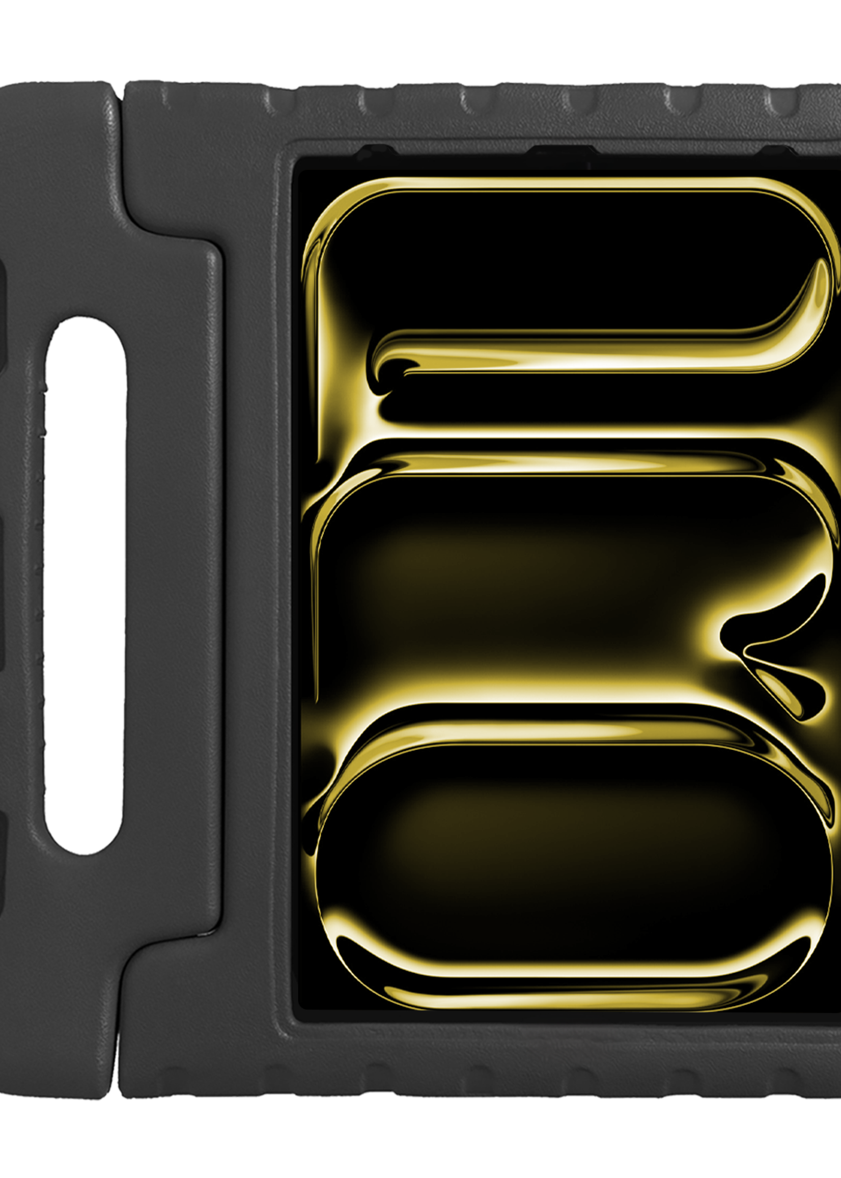 LUQ iPad Pro 12,9 inch 2022 Hoes Kinder Hoesje Kids Case Cover Kids Proof - iPad Pro 12,9 inch 2022 Kinder Hoes - Zwart