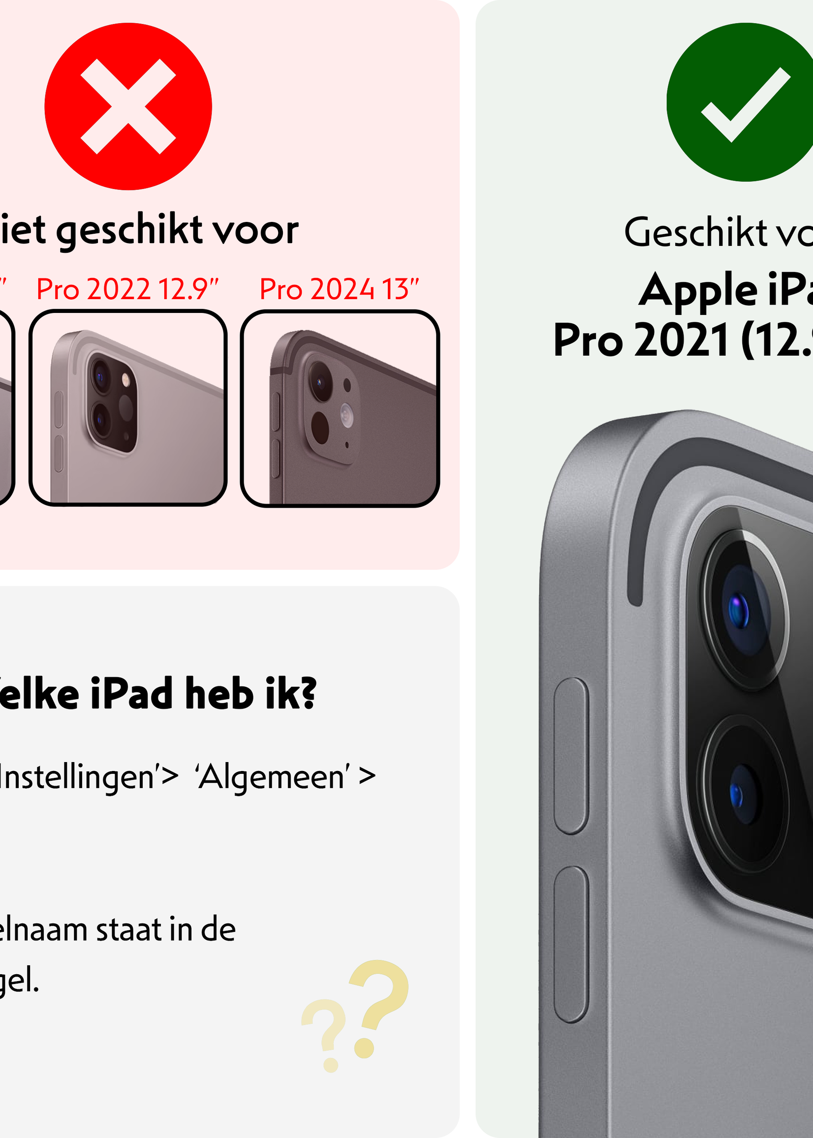 LUQ iPad Pro 12,9 inch 2021 Hoes Kinder Hoesje Kids Case Cover Kids Proof Met Screenprotector - iPad Pro 12,9 inch 2021 Kinder Hoes - Licht Blauw