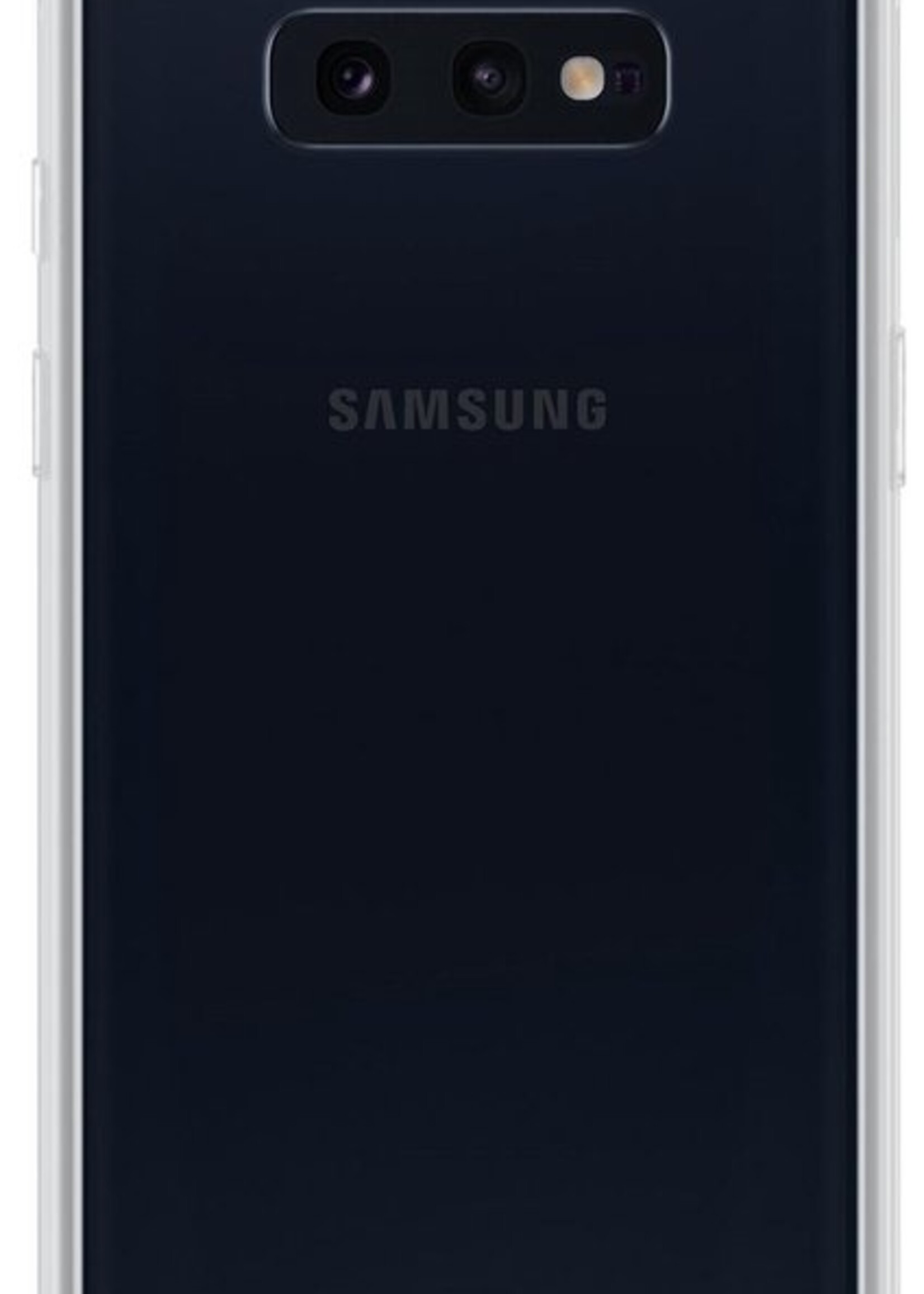 LUQ LUQ Samsung Galaxy S10e Hoesje Shockproof Siliconen Hoes - Transparant