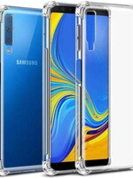 LUQ LUQ Samsung Galaxy A7 2018 Hoesje Shock Proof Siliconen Hoes Case Cover