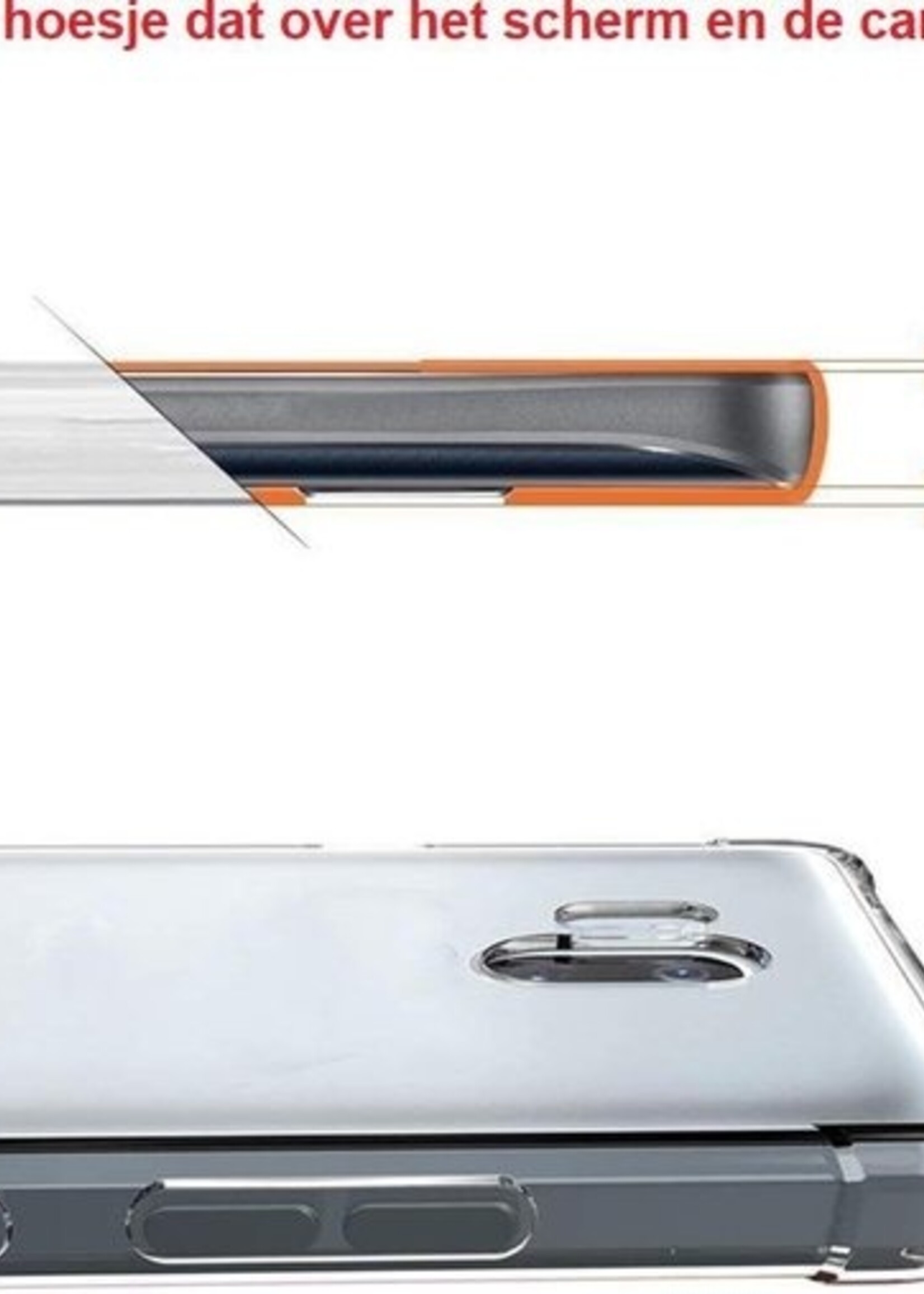 LUQ LUQ Samsung Galaxy A7 2018 Hoesje Shock proof Siliconen Hoes Siliconen Hoes Case Cover