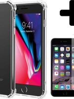 LUQ LUQ iPhone 7/8/SE 2020/2022 Hoesje Shockproof Met Screenprotector - Transparant