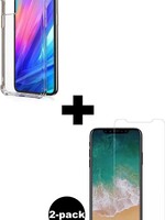 LUQ LUQ iPhone 11 Pro Hoesje Shockproof Met 2x Screenprotector