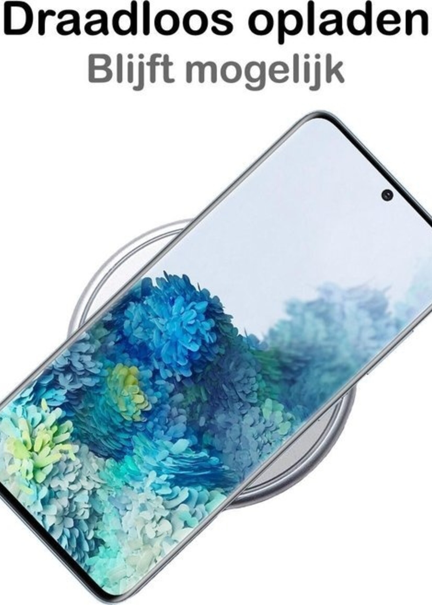 LUQ LUQ Samsung Galaxy S20 Hoesje Shockproof Siliconen Hoes - Transparant