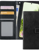LUQ LUQ Samsung Galaxy S20 Hoesje Bookcase Uitneembaar - Zwart