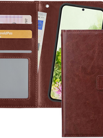 LUQ LUQ Samsung Galaxy S20 Plus Hoesje Bookcase Uitneembaar - Bruin
