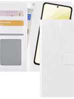 LUQ LUQ Samsung Galaxy S21 Hoesje Bookcase Uitneembaar - Wit
