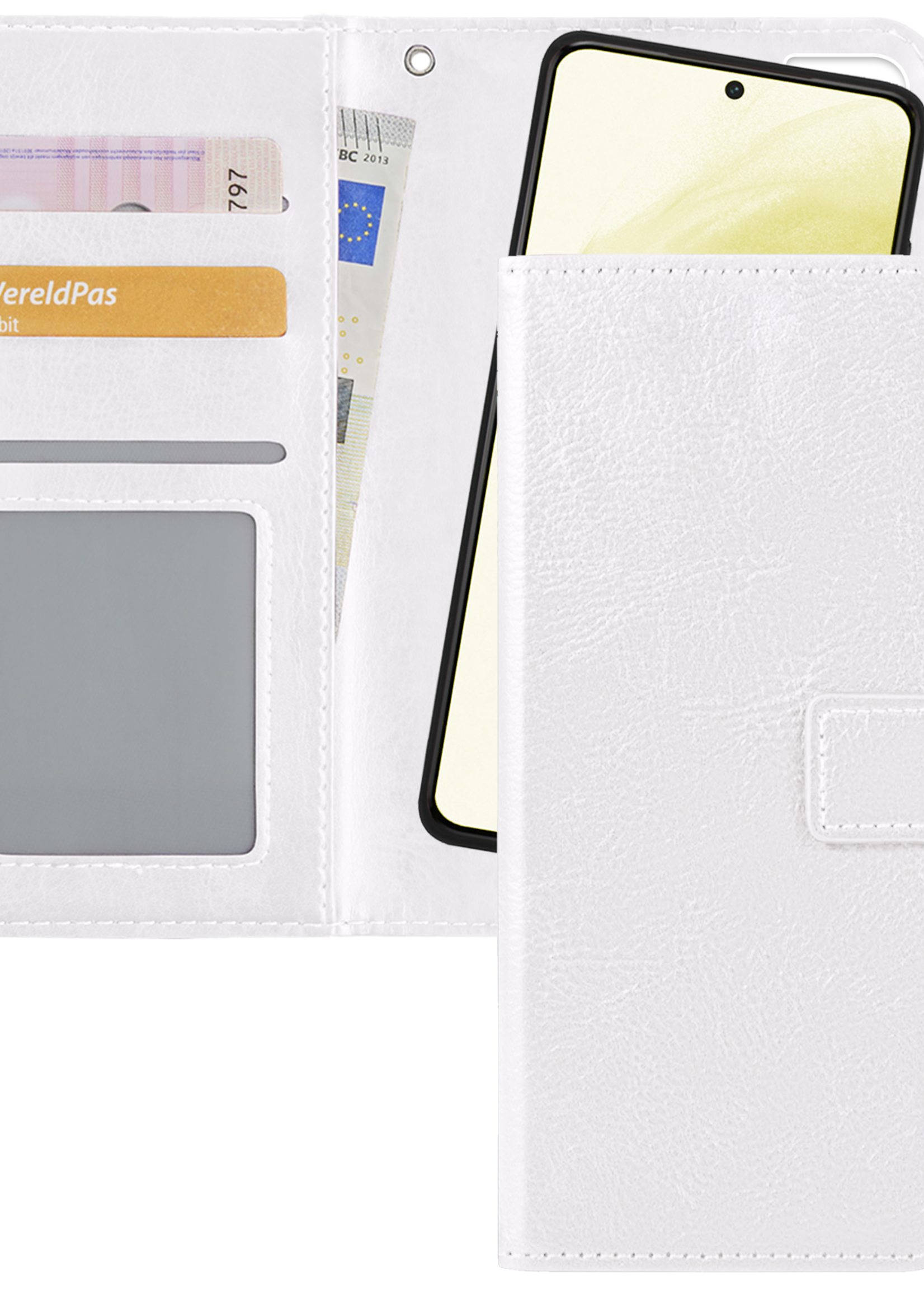 LUQ Hoesje Geschikt voor <model> Hoesje Case Uitneembare Bookcase 2-in-1 Hoes - Hoes Geschikt voor <model2> Hoes Wallet Case Met Pasjeshouder Hoesje - <color>