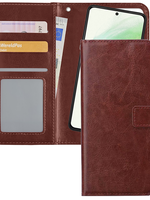 LUQ LUQ Samsung Galaxy S21 Ultra Hoesje Bookcase Uitneembaar - Bruin