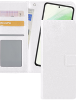 LUQ LUQ Samsung Galaxy S21 Ultra Hoesje Bookcase Uitneembaar - Wit