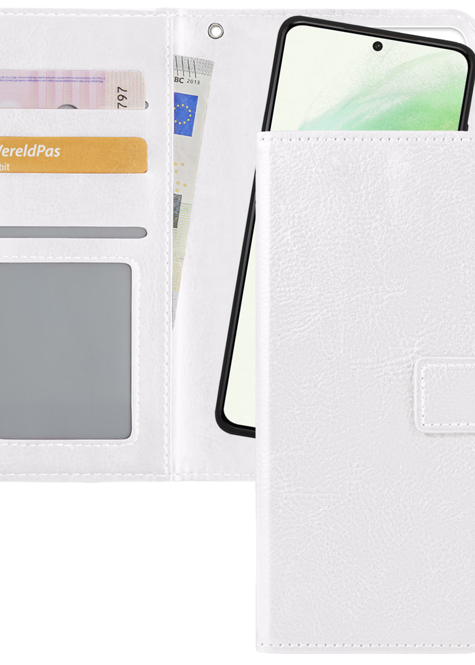 LUQ Hoesje Geschikt voor <model> Hoesje Case Uitneembare Bookcase 2-in-1 Hoes - Hoes Geschikt voor <model2> Hoes Wallet Case Met Pasjeshouder Hoesje - <color>