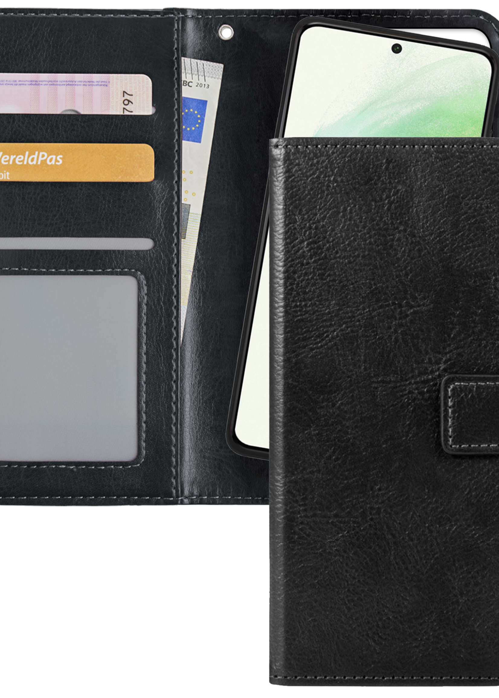 LUQ Hoesje Geschikt voor <model> Hoesje Case Uitneembare Bookcase 2-in-1 Hoes - Hoes Geschikt voor <model2> Hoes Wallet Case Met Pasjeshouder Hoesje - <color>