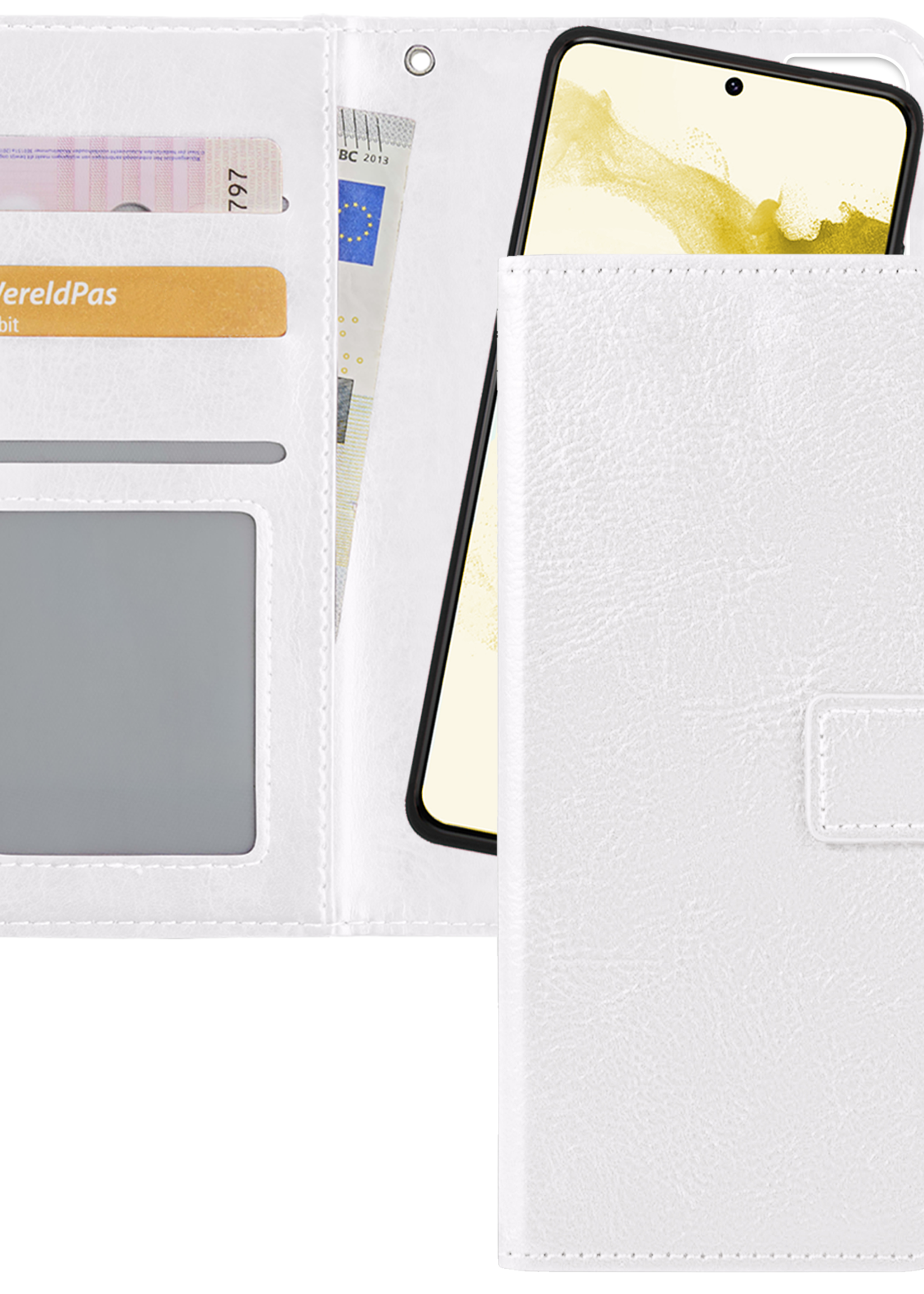 LUQ Hoesje Geschikt voor <model> Hoesje Case Uitneembare Bookcase 2-in-1 Hoes - Hoes Geschikt voor <model2> Hoes Wallet Case Met Pasjeshouder Hoesje - <color>