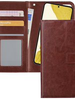 LUQ LUQ Samsung Galaxy S22 Plus Hoesje Bookcase Uitneembaar - Bruin