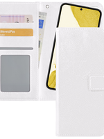 LUQ LUQ Samsung Galaxy S22 Plus Hoesje Bookcase Uitneembaar - Wit