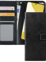 LUQ LUQ Samsung Galaxy S22 Plus Hoesje Bookcase Uitneembaar - Zwart