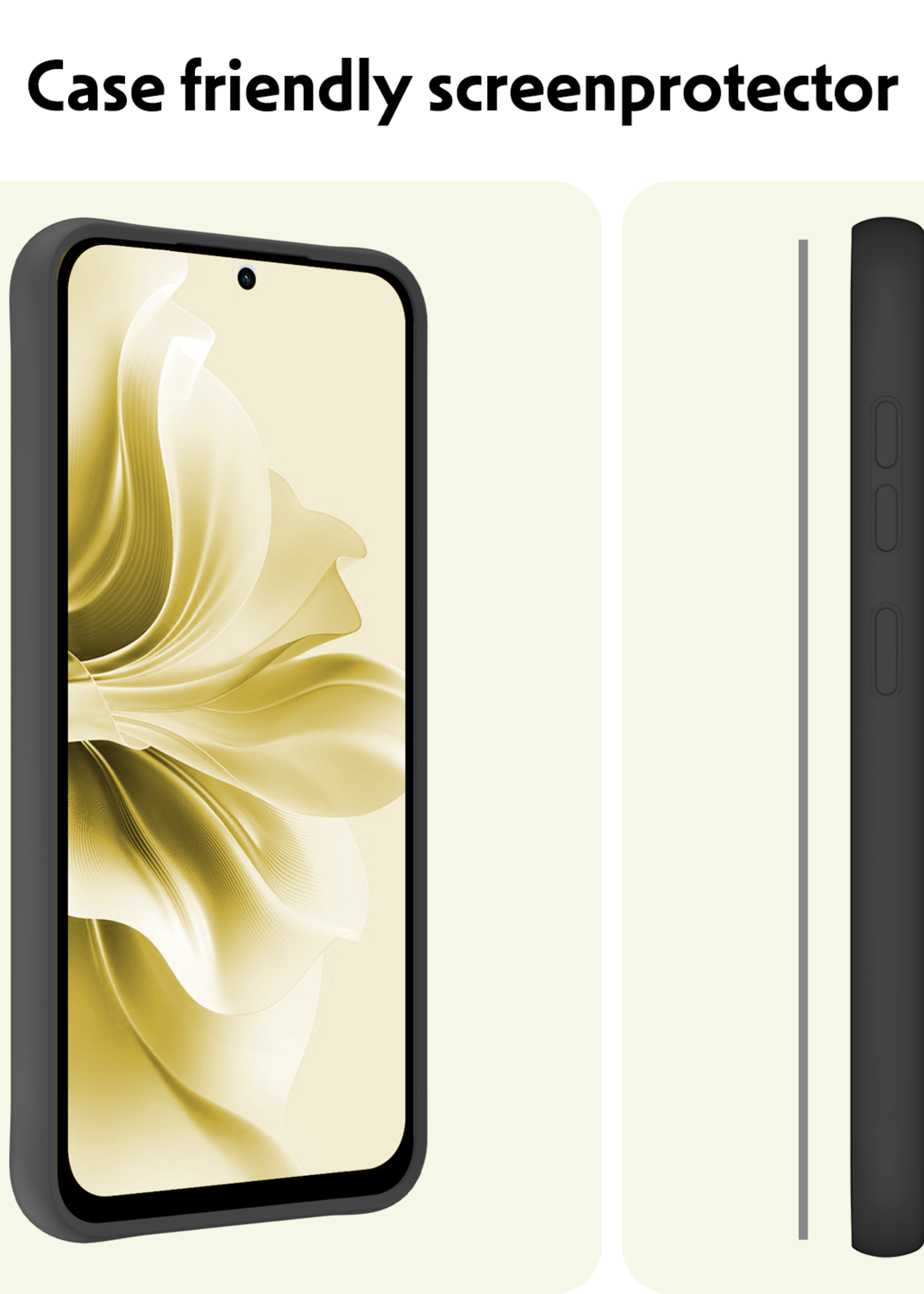 LUQ Screenprotector Geschikt voor Oppo Reno11 F Screenprotector Glas Gehard Tempered Glass - Screenprotector Geschikt voor Oppo Reno11 F Screen Protector Screen Cover