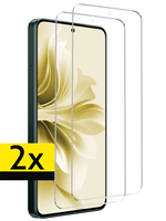 LUQ LUQ Oppo Reno11 F Screenprotector Glas - 2 PACK