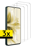 LUQ LUQ Oppo Reno11 F Screenprotector Glas - 3 PACK