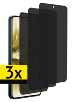 LUQ LUQ Oppo Reno11 F Screenprotector Glas Privacy - 3 PACK