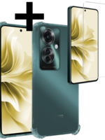 LUQ LUQ Oppo Reno11 F Hoesje Shockproof Met Screenprotector