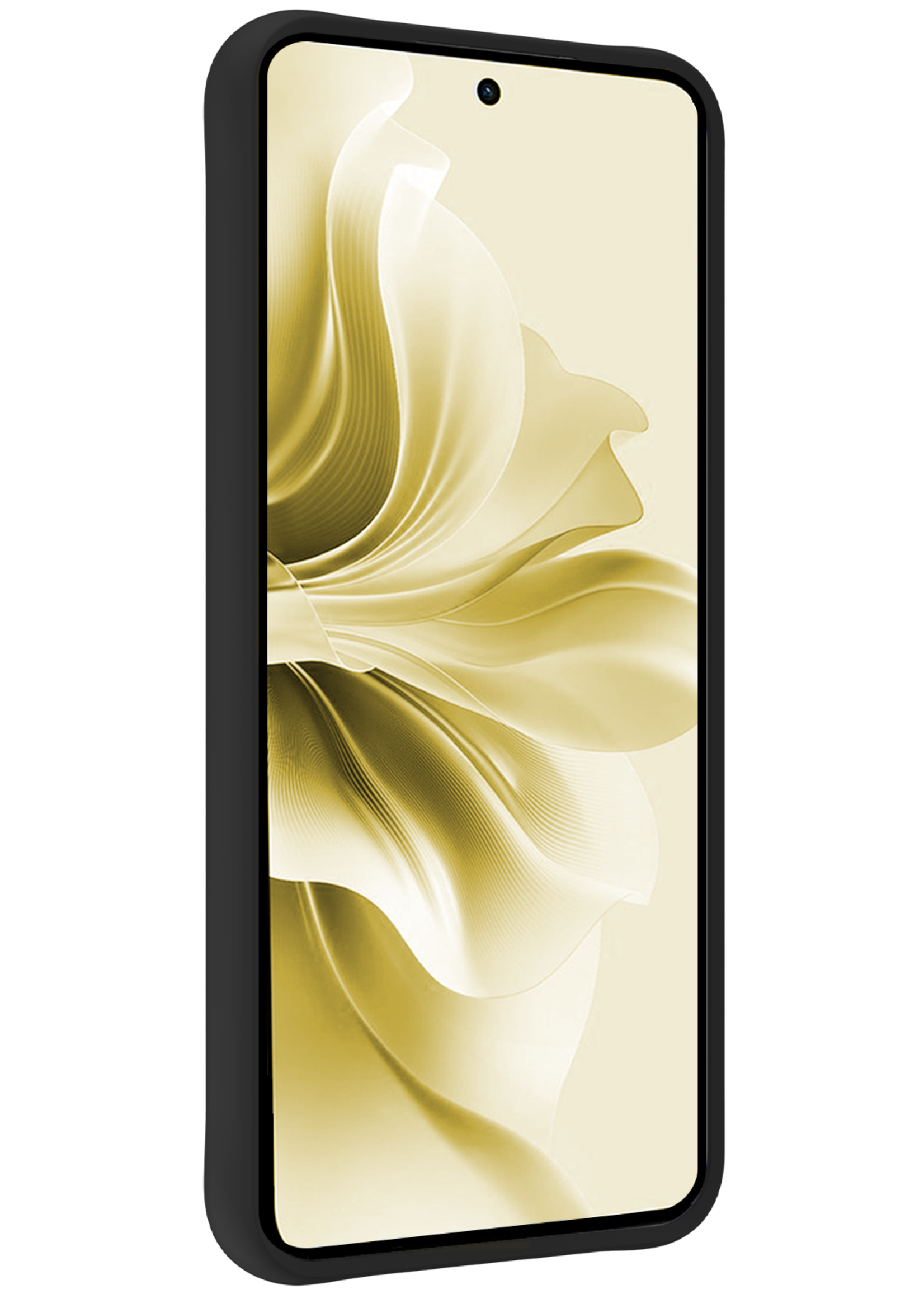 LUQ Hoesje Geschikt voor Oppo Reno11 F Hoesje Siliconen Case Hoes - Hoes Geschikt voor Oppo Reno11 F Hoes Cover Case - Zwart - 2 PACK