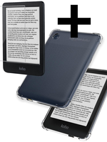 LUQ LUQ Kobo Clara BW Hoesje Siliconen Transparant met Screenprotector