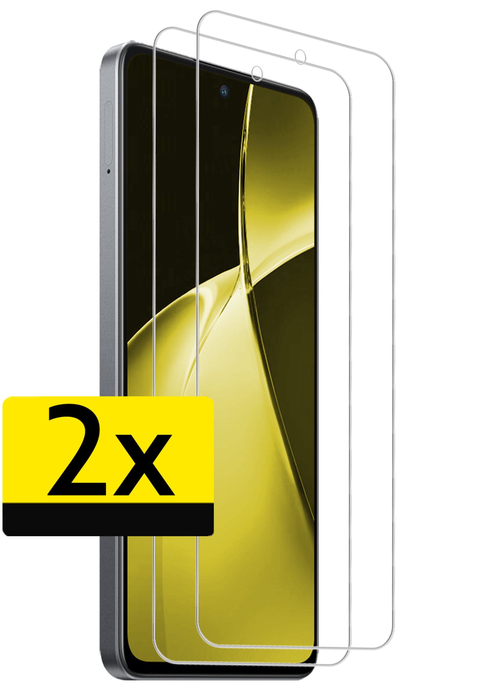 LUQ Screenprotector Geschikt voor OnePlus Nord CE4 Lite Screenprotector Glas Gehard Tempered Glass - Screenprotector Geschikt voor OnePlus Nord CE4 Lite Screen Protector Screen Cover - 2 PACK