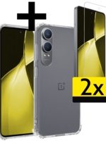 LUQ LUQ OnePlus Nord CE4 Lite Hoesje Shockproof Met 2x Screenprotector