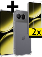 LUQ LUQ OnePlus Nord 4 Hoesje Shockproof Met 2x Screenprotector