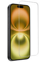 LUQ LUQ iPhone 16 Screenprotector Glas Met Dichte Notch