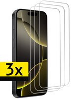 LUQ LUQ iPhone 16 Pro Max Screenprotector Glas Met Dichte Notch - 3 PACK