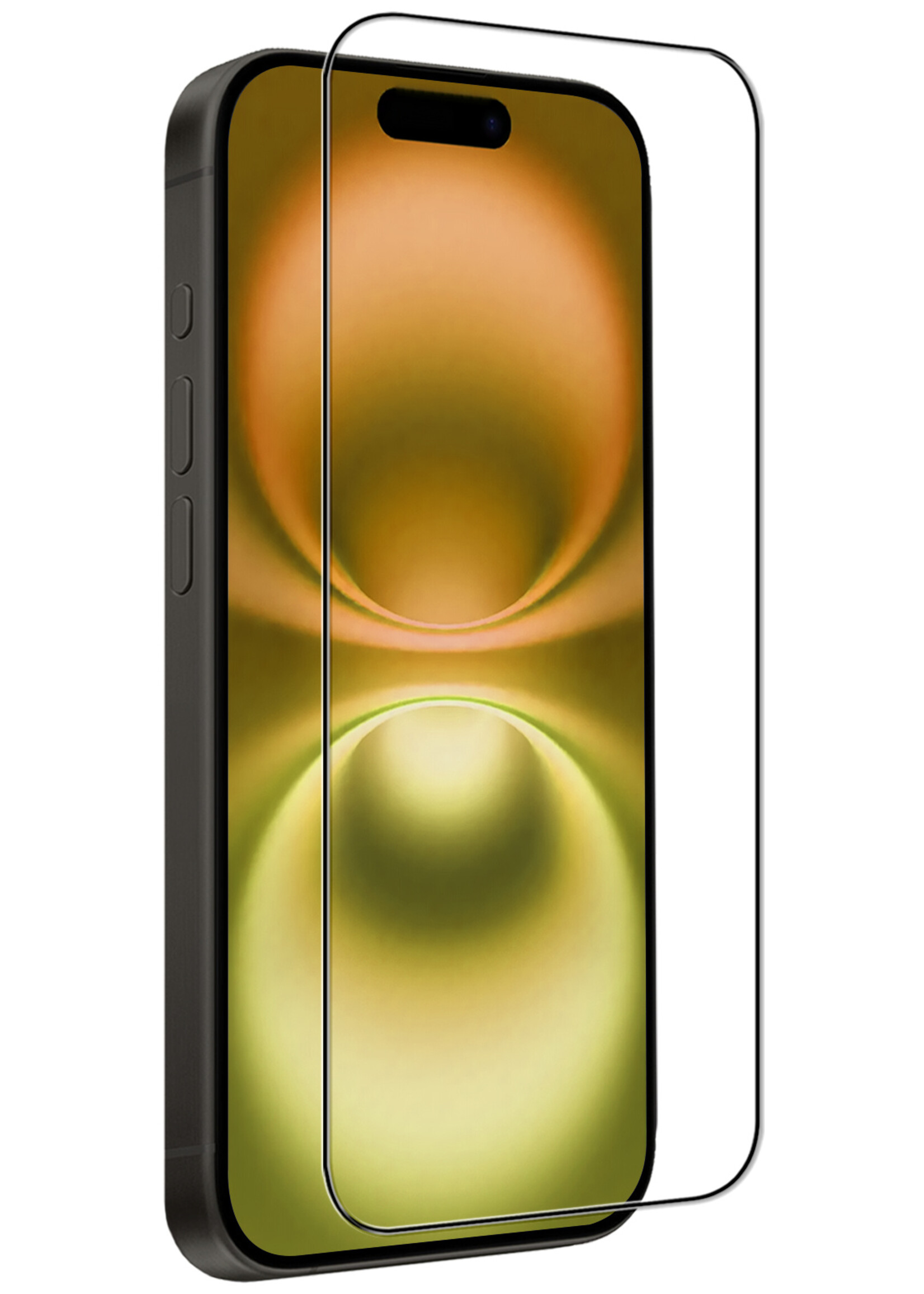 LUQ Screenprotector Geschikt voor iPhone 16 Plus Screenprotector Glas Full Cover - Screenprotector Geschikt voor iPhone 16 Plus Screenprotector Full Cover