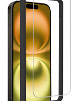 LUQ LUQ iPhone 16 Screenprotector Met Installatieframe