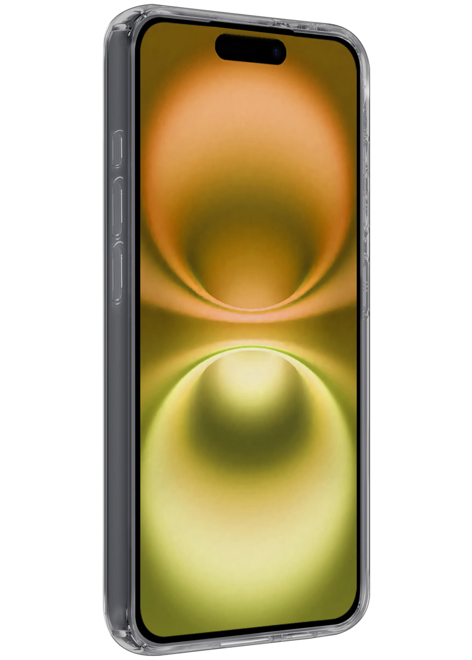 LUQ Hoesje Geschikt voor iPhone 16 Plus Hoesje Siliconen Case Met 2x Screenprotector - Hoes Geschikt voor iPhone 16 Plus Hoes Siliconen - Transparant