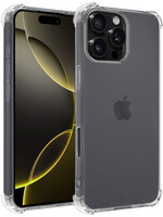 LUQ LUQ iPhone 16 Pro Max Hoesje Shockproof - Transparant