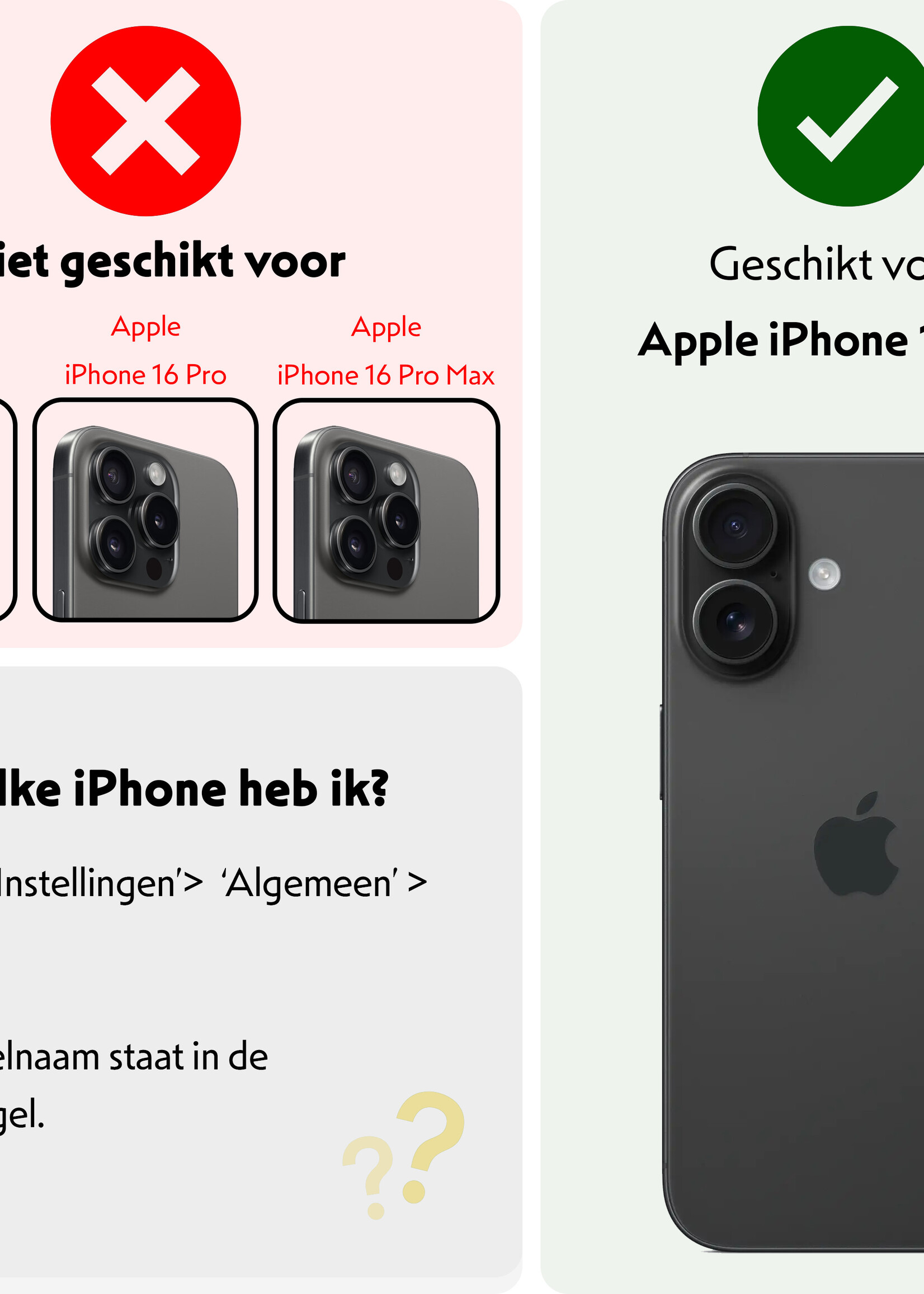 LUQ Hoesje Geschikt voor iPhone 16 Plus Telefoonhoesje Met Koord Case Pashouder Met Screenprotector Siliconen - Hoes Geschikt voor iPhone 16 Plus Hoesje Met Kaarthouder - Transparant