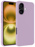 LUQ LUQ iPhone 16 Hoesje Siliconen - Lila