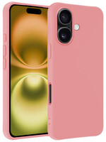 LUQ LUQ iPhone 16 Plus Hoesje Siliconen - Lichtroze