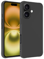 LUQ LUQ iPhone 16 Plus Hoesje Siliconen - Zwart