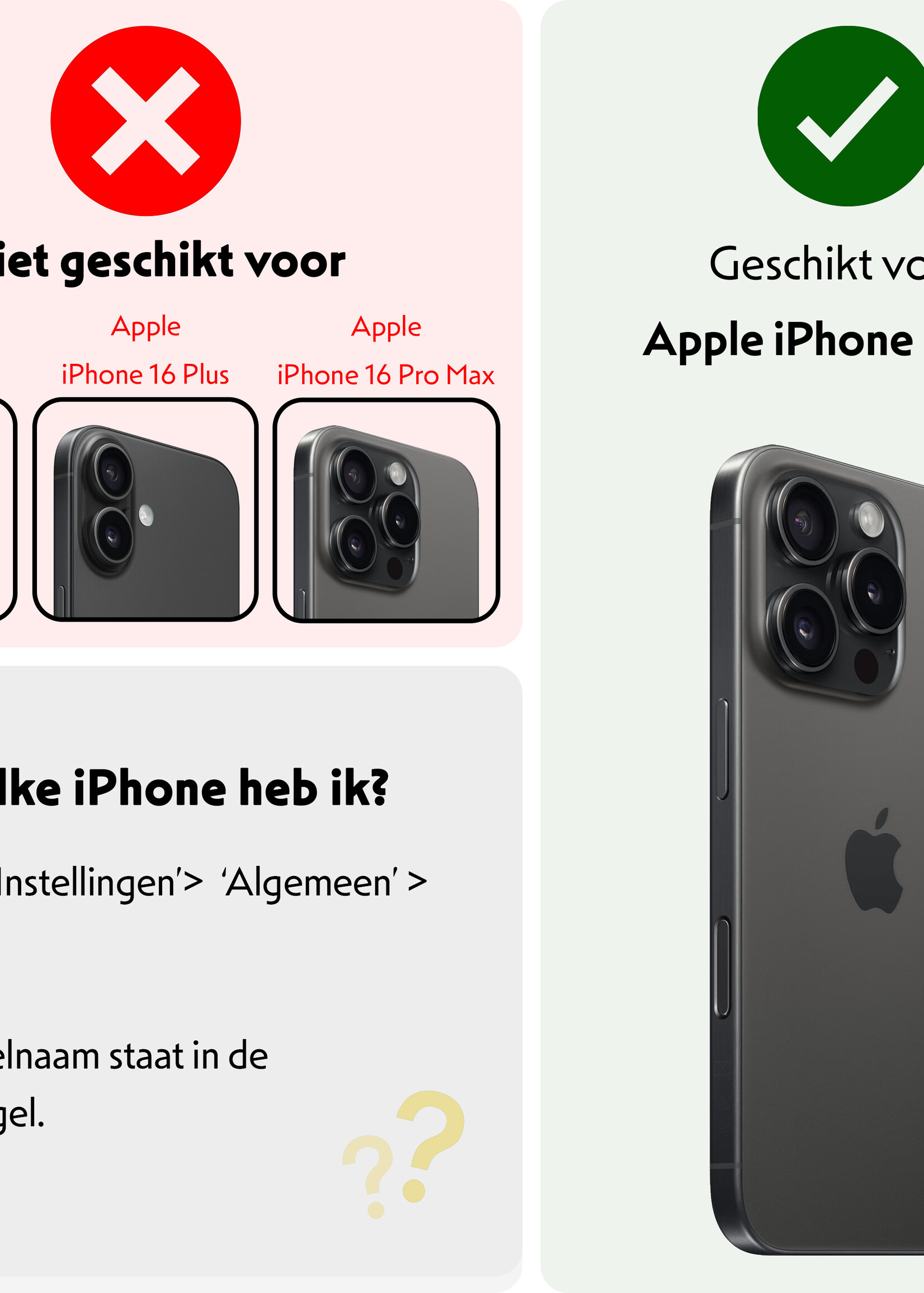 LUQ Hoesje Geschikt voor iPhone 16 Pro Hoesje Siliconen Case Met 2x Screenprotector - Hoes Geschikt voor iPhone 16 Pro Hoes Siliconen - Wit