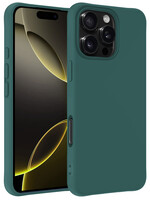 LUQ LUQ iPhone 16 Pro Max Hoesje Siliconen - Donkergroen