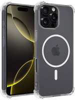 LUQ LUQ iPhone 16 Pro Magsafe Hoesje - Transparant