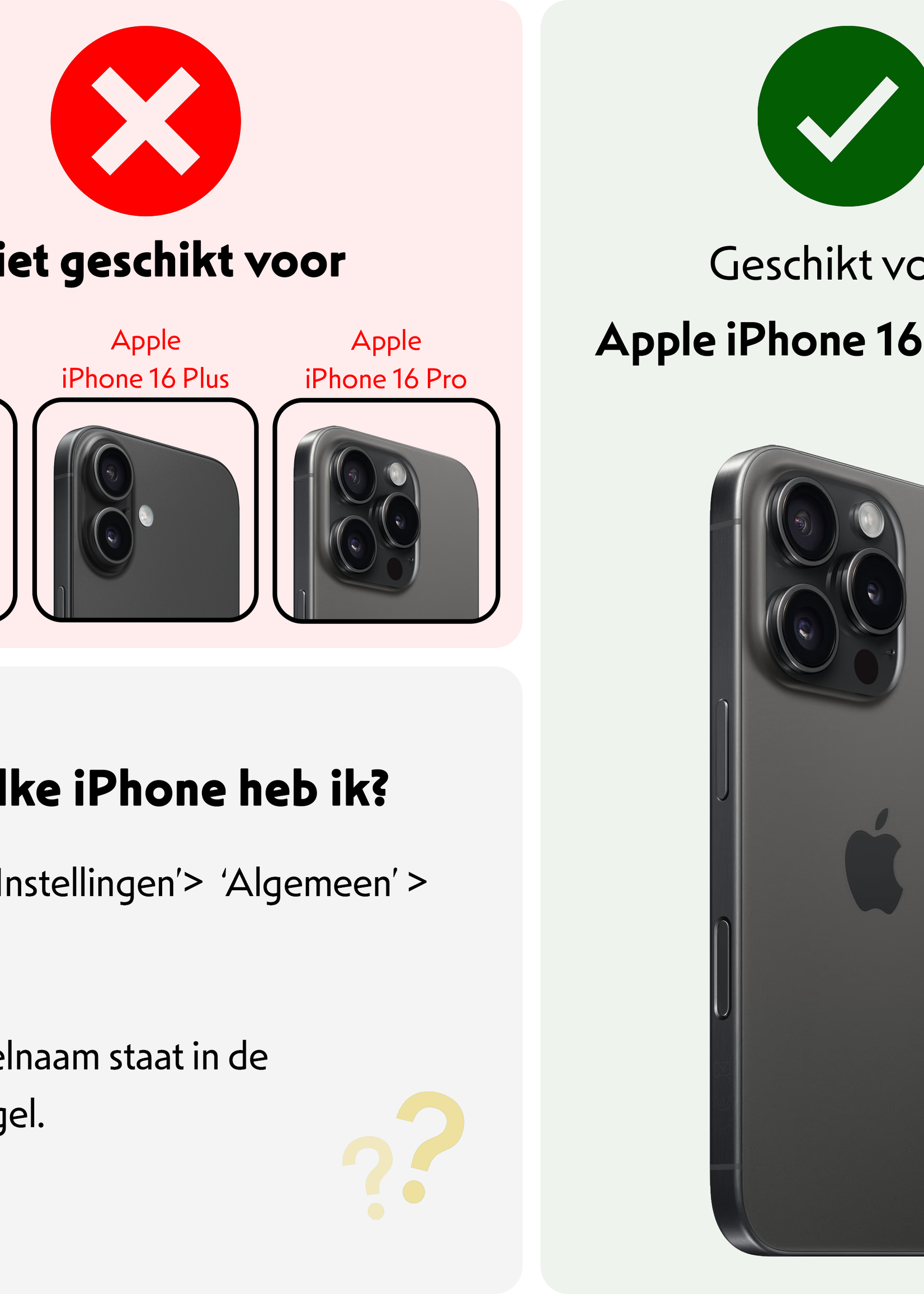 LUQ Hoesje Geschikt voor iPhone 16 Pro Max Telefoonhoesje Met Koord Case Pashouder Siliconen - Hoes Geschikt voor iPhone 16 Pro Max Hoesje Met Kaarthouder - Transparant - 2 Stuks