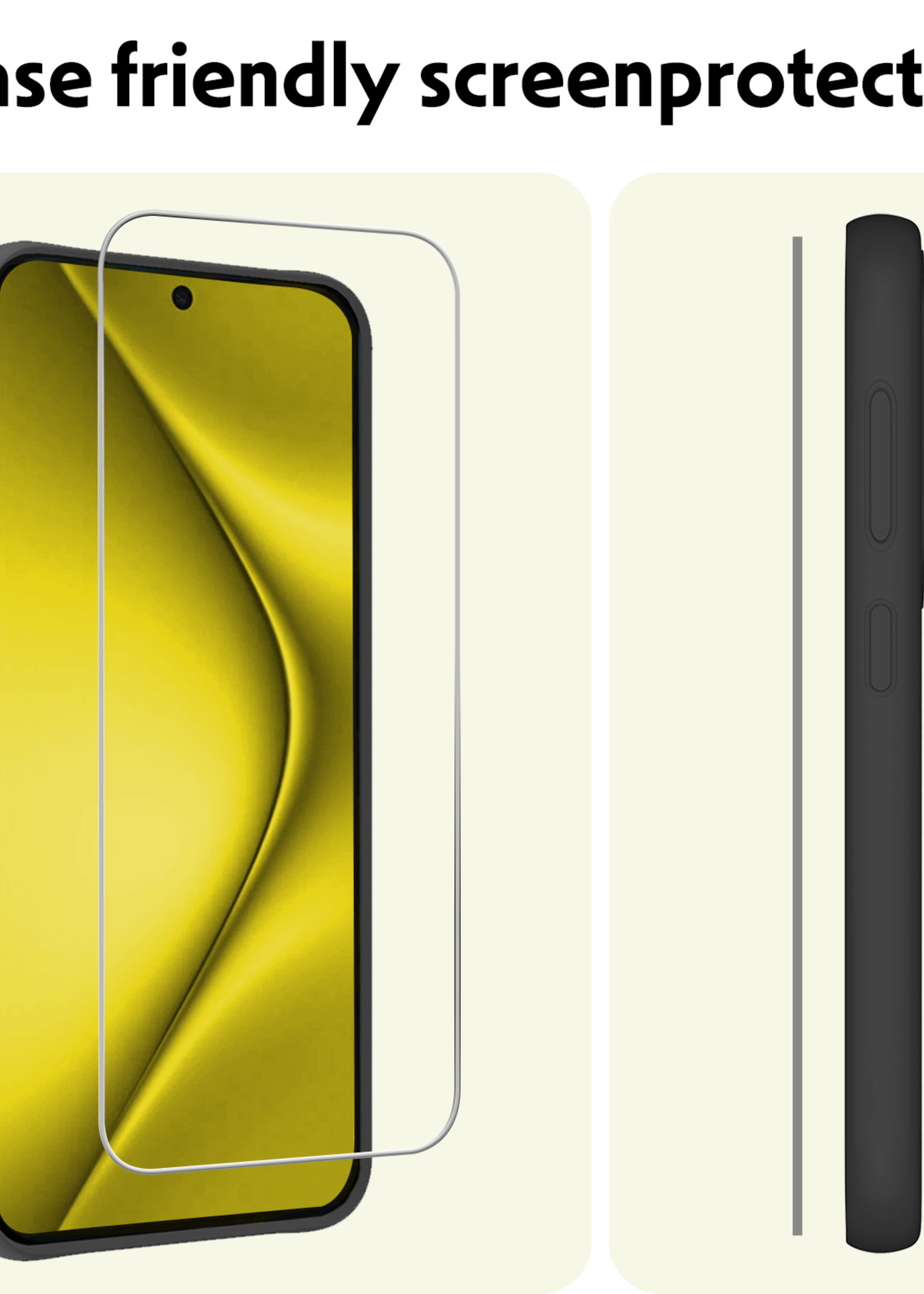 LUQ LUQ Huawei Pura 70 Screenprotector Glas - 3 PACK