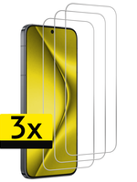 LUQ LUQ Huawei Pura 70 Pro Screenprotector Glas - 3 PACK