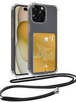 LUQ LUQ iPhone 11 Pro Hoesje Pashouder met Koord