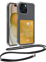 LUQ LUQ iPhone 14 Hoesje Pashouder met Koord