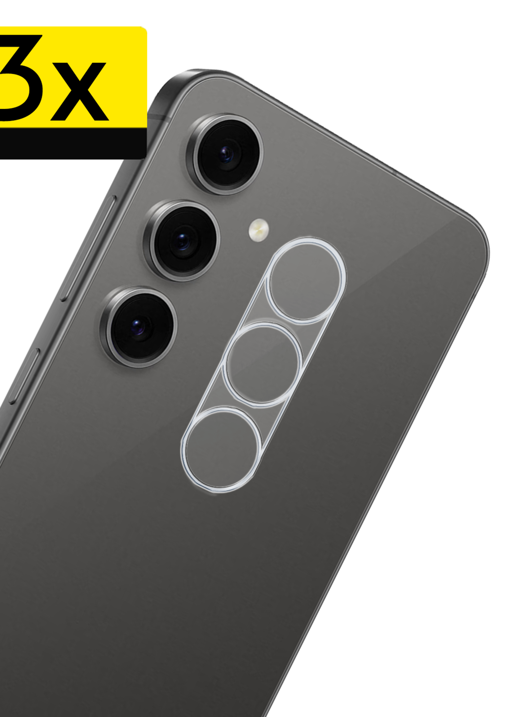 LUQ LUQ Samsung Galaxy S24 FE Camera Screenprotector - 3 PACK