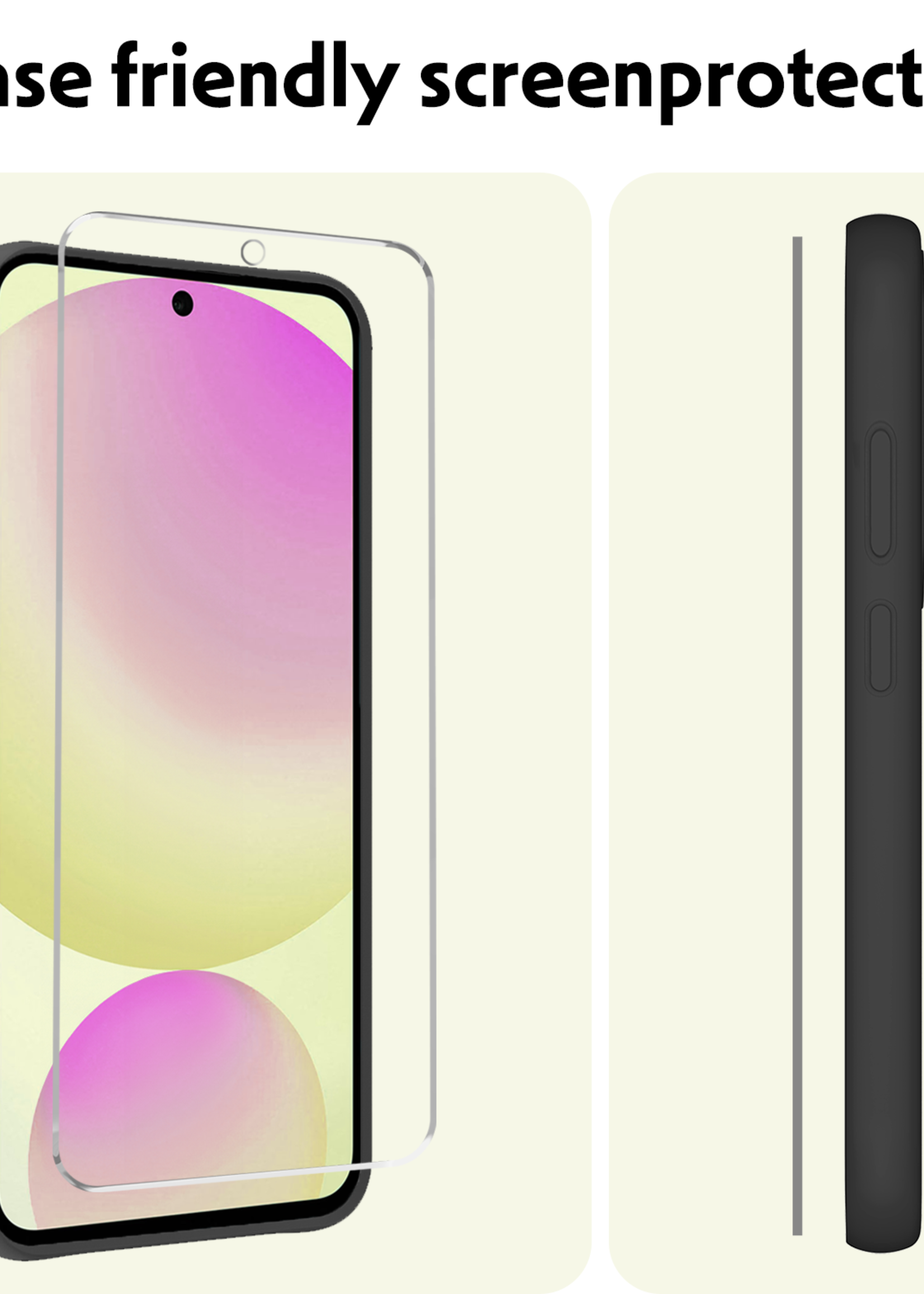 LUQ Screenprotector - Geschikt voor - Samsung Galaxy S24 FE - Screenprotector Beschermglas Gehard Glas - Screenprotector Geschikt voor Samsung Galaxy S24 FE Screenprotector Glas - 2 Stuks